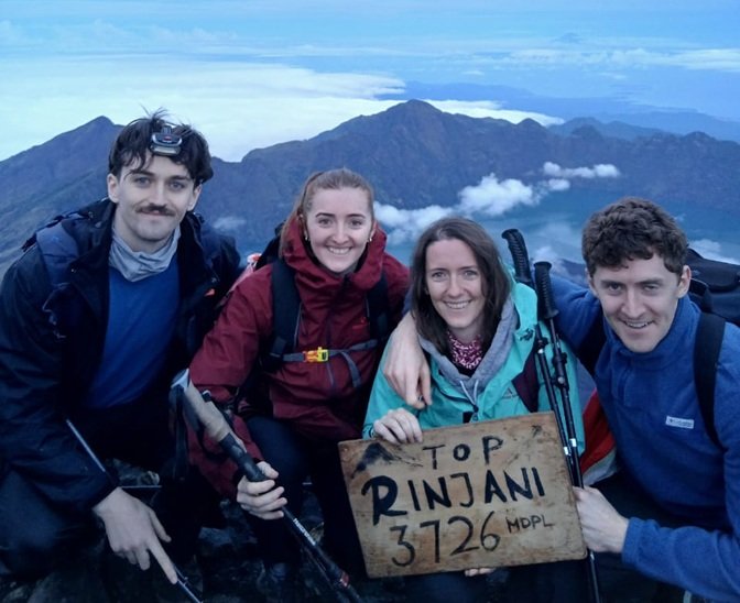 3 days trek to summit start sembalun finish senaru